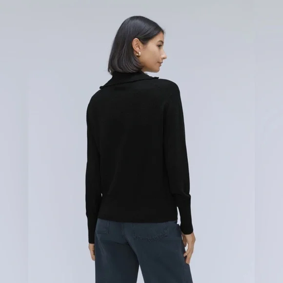 NWT Everlane The Luxe Merino Half-Zip Sweater - Picture 2 of 15